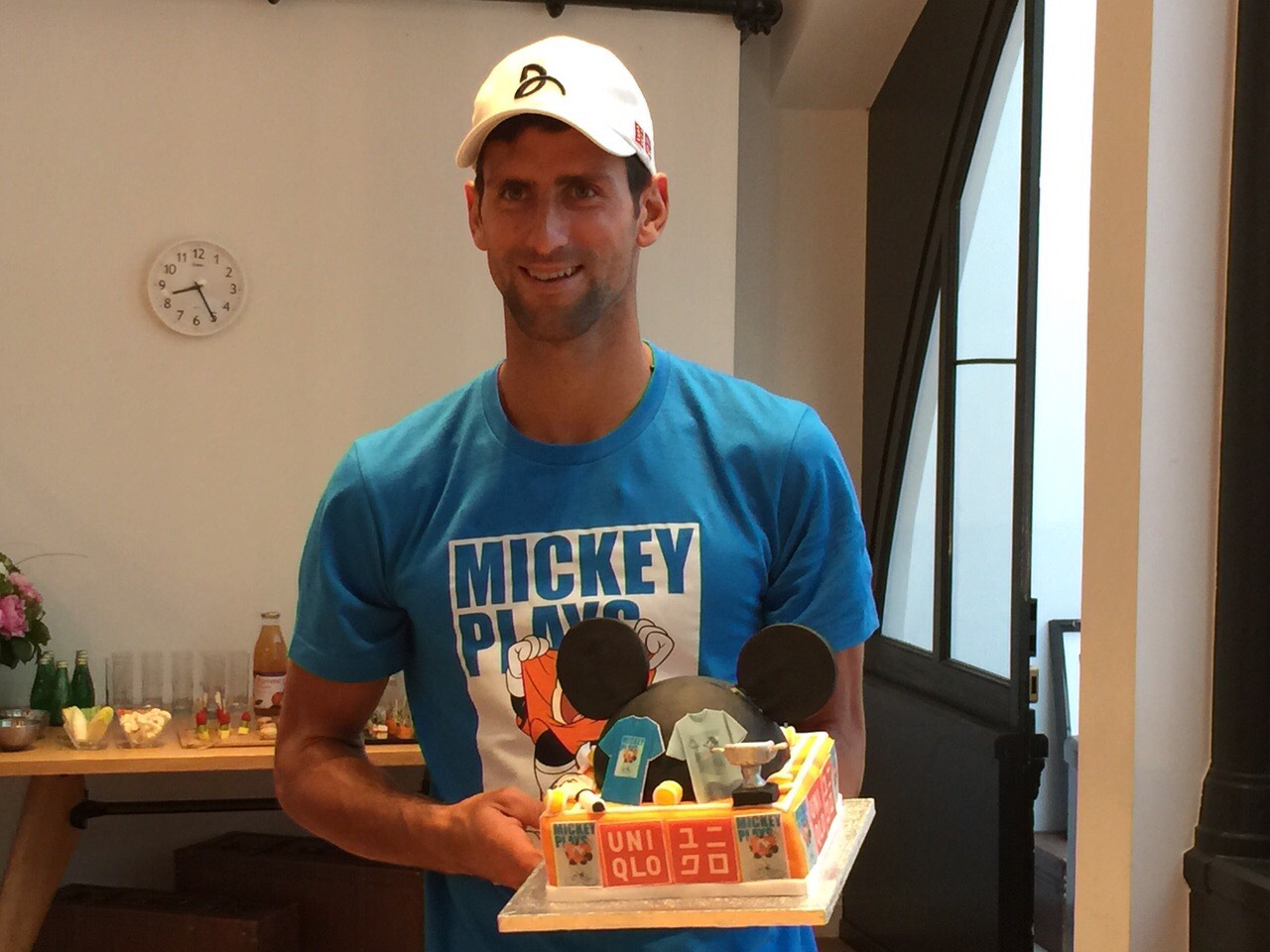 Novak at Uniqlo Mickey Plays collection launch in Paris – Novak Djokovic