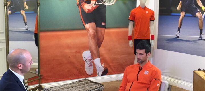 Novak at Uniqlo Mickey Plays collection launch in Paris – Novak Djokovic