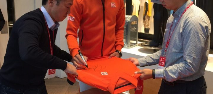Novak at Uniqlo Mickey Plays collection launch in Paris – Novak Djokovic