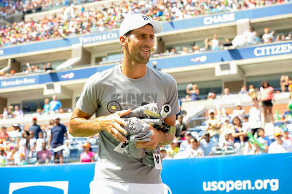 Nole takes part in 20th Annual Arthur Ashe Kids' Day