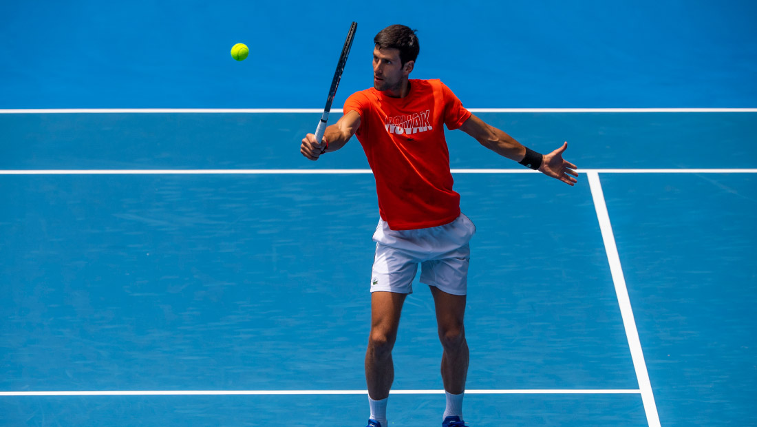2019 Australian Open draw Nole vs Krueger in Djokovic