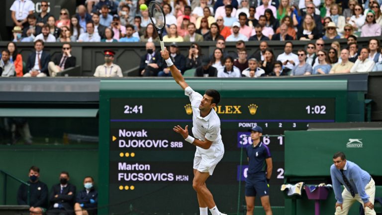 Nole downs Fucsovics for 10th semi-final birth at ...