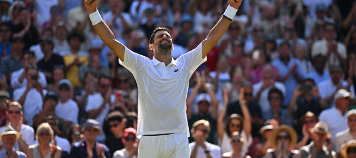 La 106esima vittoria record di Nole a Wimbledon e il 17esimo quarto di finale – Novak Djokovic La 106esima vittoria record di Nole a Wimbledon e il 17esimo quarto di finale – Novak Djokovic